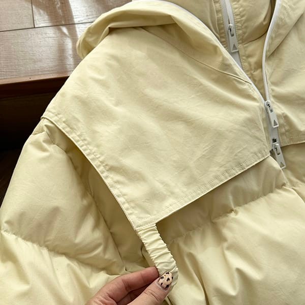 稀少ボッテガヴェネタ 贋物 オフホワイト パファー ダウン ジャケット bot31088